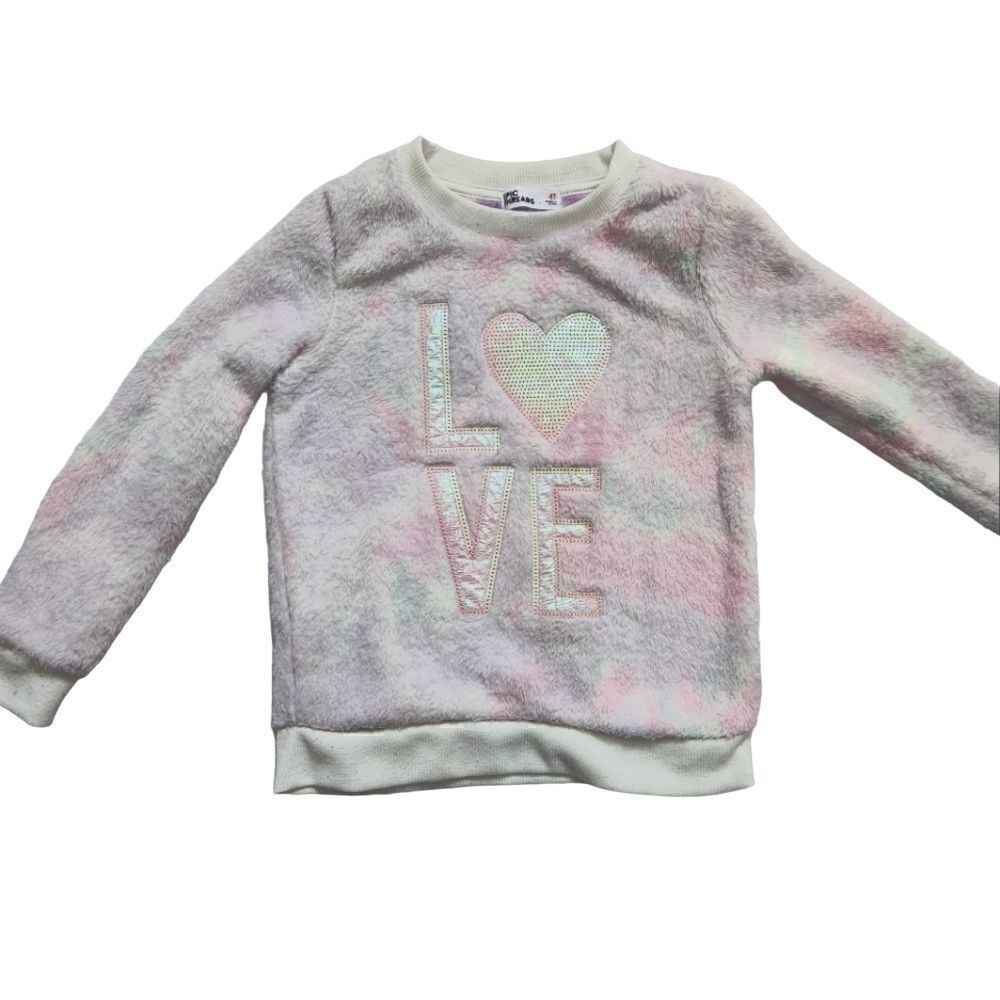 Epic THREADS Faux Fur Sweatshirt-Size 4T
